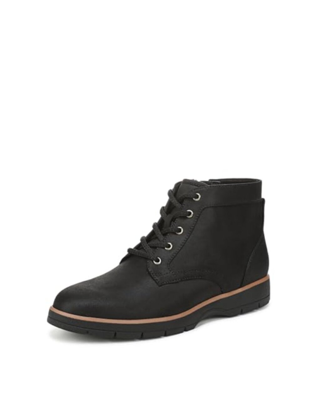 Dr. Scholl's Northstar Ankle Boot Faux Leather Lace Up Bootie